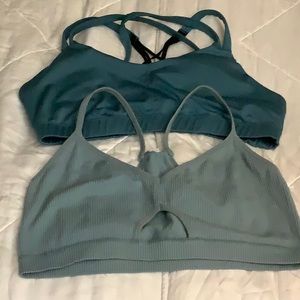 Sports bras. Lightly used, like brand new